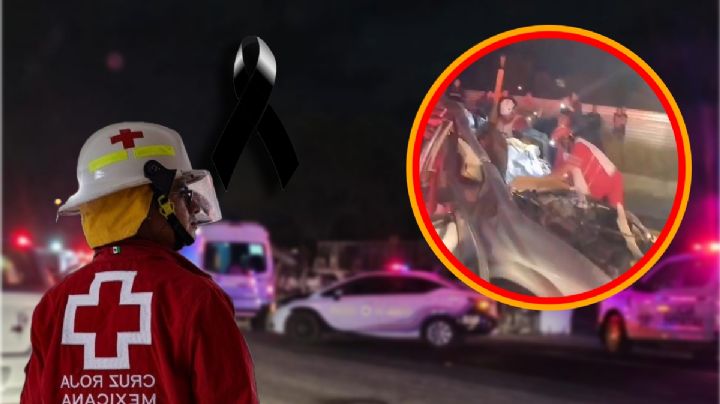 Camión aplasta y destroza camioneta Voyager en Hidalgo; un muerto | VIDEO