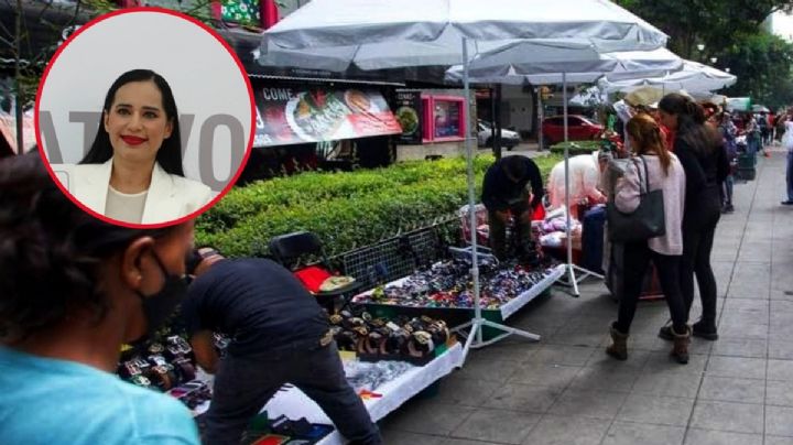 Zona Rosa: Comerciantes ambulantes desafían a Sandra Cuevas, no se han retirado