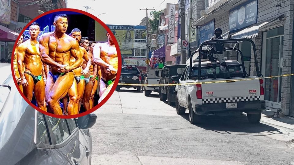 Omar Ulises, fisiculturista asesinado en el tianguis de los lunes.