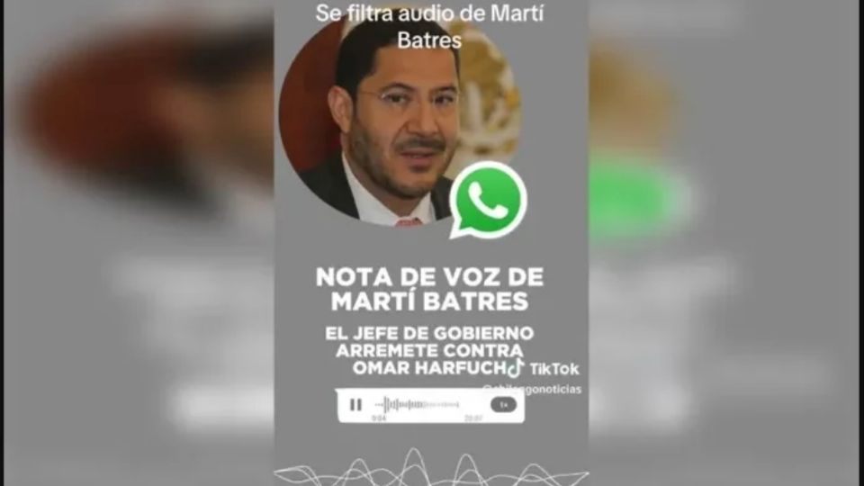 Tras un audio filtrado donde se escucha a Martí Batres arremeter contra Harfuch, Morena presenta una reforma al Código Penal, que propone de 2 a 8 años de cárcel para el responsable de modificar o alterar grabaciones de voz con IA