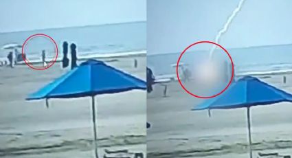 Muere otra mujer impactada por un rayo en la playa; así fue el momento exacto | VIDEO