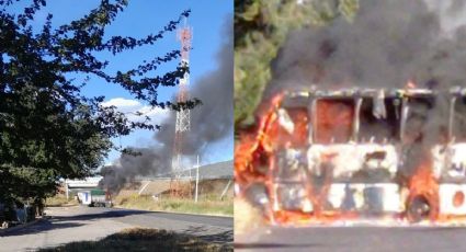 Civiles armados queman camiones y bloquean carretera en Michoacán; así responden a operativos