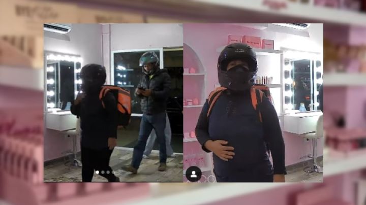 Con mochila de "Rappi" asaltan tienda de maquillaje en Paseo Martí, de Veracruz