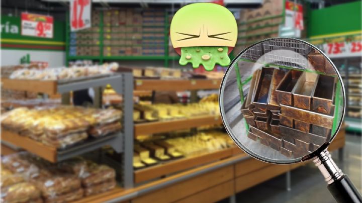Queman en redes a este supermercado de Pachuca por usar moldes asquerosos para panes | FOTOS