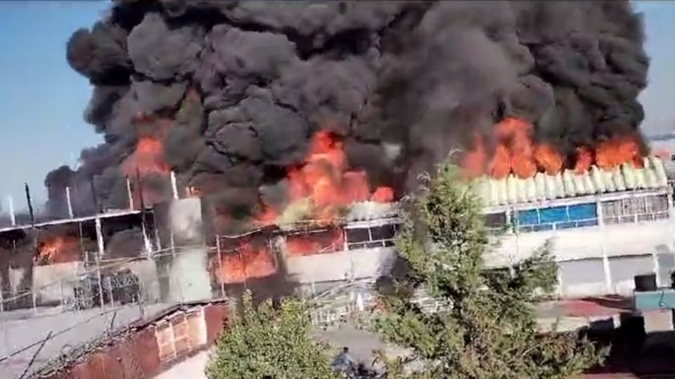 Incendio en la Morelos