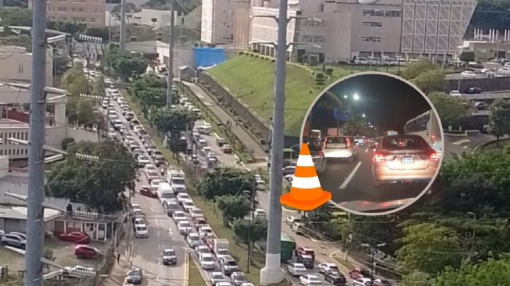 Tráfico paraliza a Xalapa durante este viernes 17 de noviembre