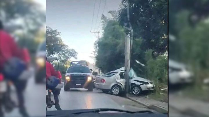 Conductor muere tras chocar en carretera Las Trancas-Coatepec, cerca de Xalapa