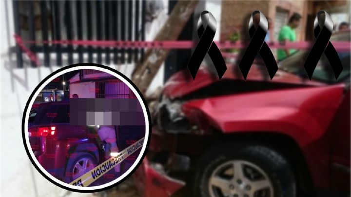 Trágico domingo en Hidalgo para tres jóvenes; mueren al chocar su camioneta GMC contra casa