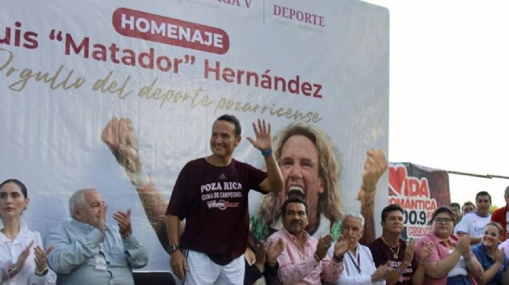 Cambian nombre a estadio de Poza Rica en honor a Luis “El Matador” Hernández 