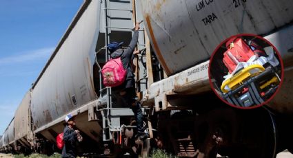 Migrante venezolana sufre mutilación parcial de su pie en Guanajuato al caer del tren