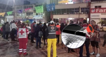 Evacúan ayuntamiento de Agua Dulce por sismo registrado en Oaxaca