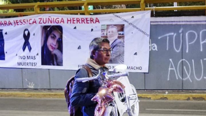 Otra bici blanca: Exigen justicia por Jessica, atropellada por un tráiler en Circuito Interior