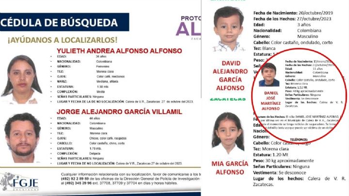 Liberan a familia colombiana secuestrada en Zacatecas; los dejaron en Durango