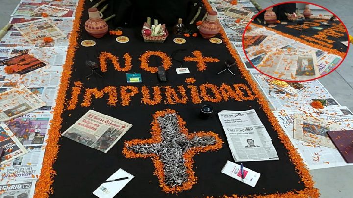 Montan ofrenda en honor a periodista Lourdes Maldonado; “Allí se murió la investigación" critica su hermano