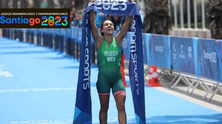 Lizeth Rueda logra oro y hace historia en el triatlón de los Panamericanos