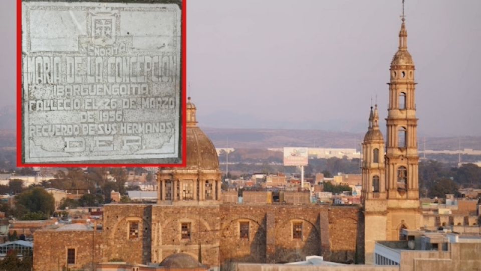 Más de 180 lápidas recuerdan a las personas que fueron sepultadas en el templo del Sagrado Corazón de Jesús, en Silao.