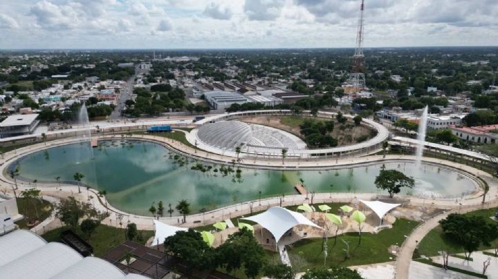 Gobierno de Yucatán y AMLO inauguran el Gran Parque “La Plancha”