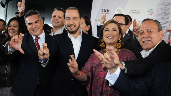 Van PAN, PRI y PRD en coalición por 253 de 300 distritos electorales en elecciones del 2024