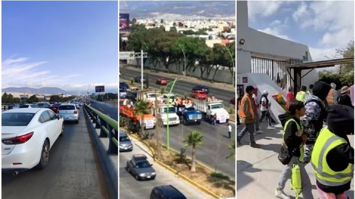 Pepenadores de El Huixmi desquician bulevares de Pachuca; toman oficinas de Semarnath