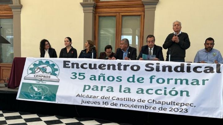 Hervidero sindical en el Alcázar de Chapultepec
