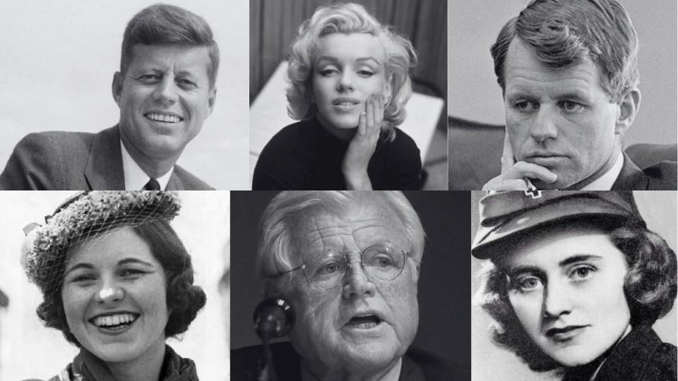 John Fitzgerald Kennedy, Marilyn Monroe, Robert Francis Kennedy, Rose Marie Kennedy, Edward Moore Kennedy y Kathleen Agnes Kennedy son algunos de los Kennedy a los que persiguió la maldición