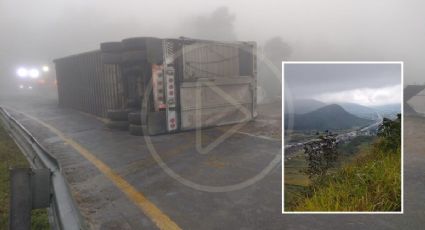 VIDEO: Accidente en Cumbres de Maltrata genera 30 kilómetros de vehículos varados