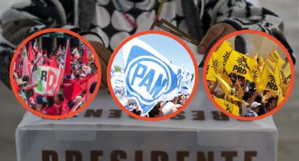 PAN, PRI y PRD irá en bloque en 294 distritos para Cámara de Diputados