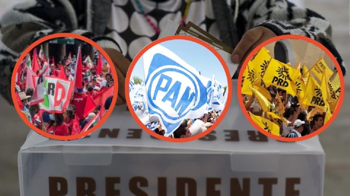 Así distribuirán las candidaturas de diputaciones federales PRI, PAN y PRD en Hidalgo