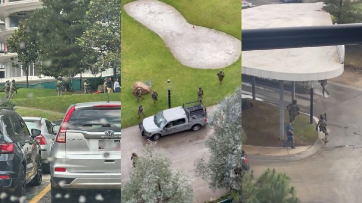 VIDEO | Marina realiza aparatoso operativo en zona exclusiva de Zapopan