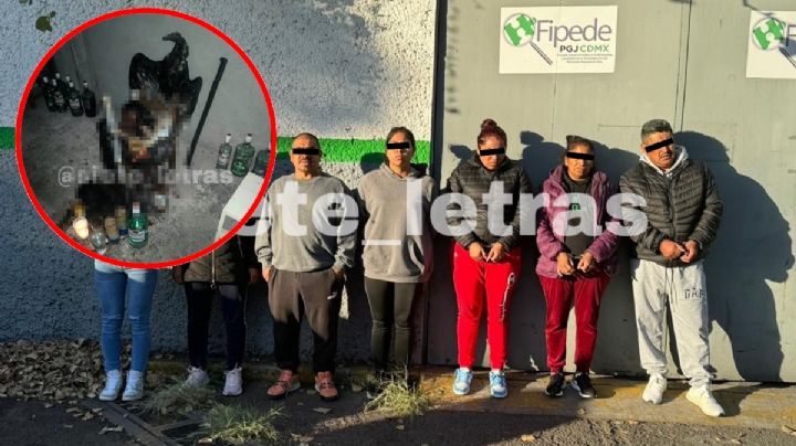 Encuentran altar satánico durante cateo a banda delictiva en CDMX