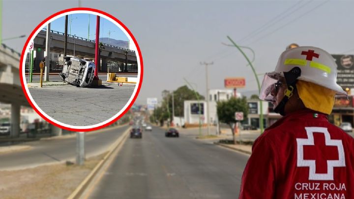 La Reforma tiene su propia “bajada de la muerte”; March vuelca en el bulevar Colosio