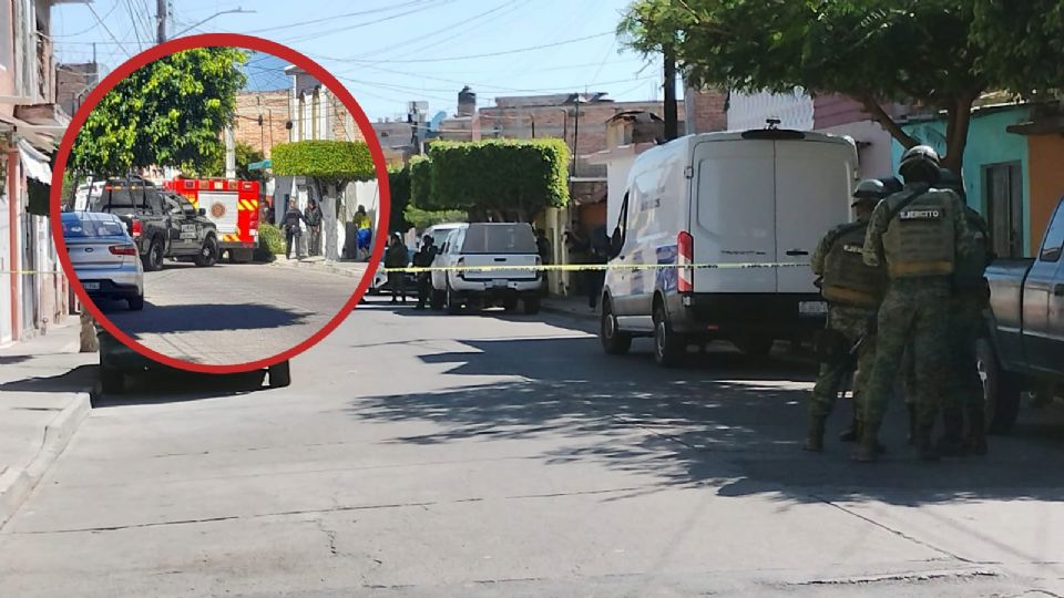 Tres hombres fueron asesinados a balazos en un cuarto de vecindad en Celaya.