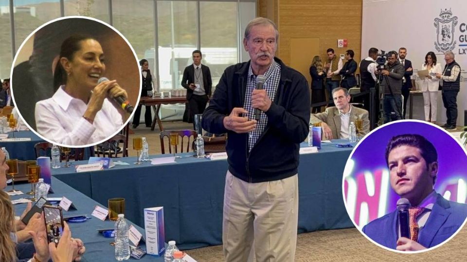 Vicente Fox fue invitado a la reunión plenaria de diputados del PAN en Guanajuato y dijo que la precandidata de Morena es un cero a la izquierda.