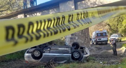 Muere conductor al caer de lo alto de un puente vehicular en Tepeji