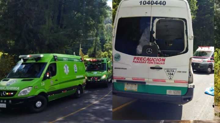 Mueren tres peregrinos en Chalma tras volcar camioneta, otros 23 resultaron lesionados
