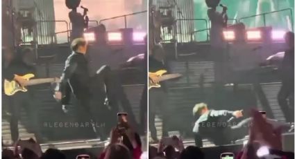 Así fue la aparatosa caída de Luis Miguel en su concierto de la CDMX