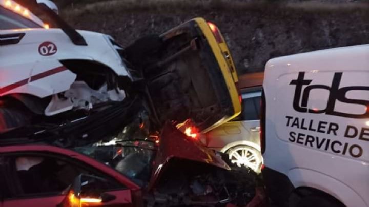 Autopista México-Querétaro: Liberada tras 4 horas de colapso por 2 accidentes