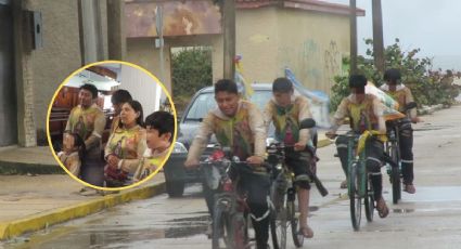 Los Bass Vela: peregrinos de Yucatán llegan a Coatzacoalcos en bicicleta