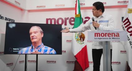 Vicente Fox desaparece en X y "aparece" en Morena con Mario Delgado