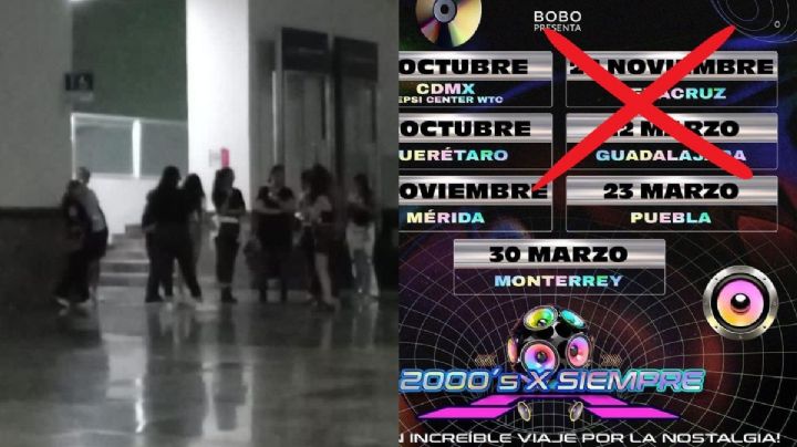 Fans compran boletos de concierto 2000's X SIEMPRE en Veracruz y no llegan artistas