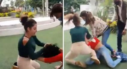 VIDEO | Exhiben a madre de “Mirrey” de Puebla golpeando a otra mujer