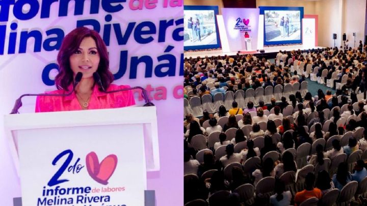Melina Rivera de Unánue rinde segundo Informe de Labores en DIF de Boca del Río