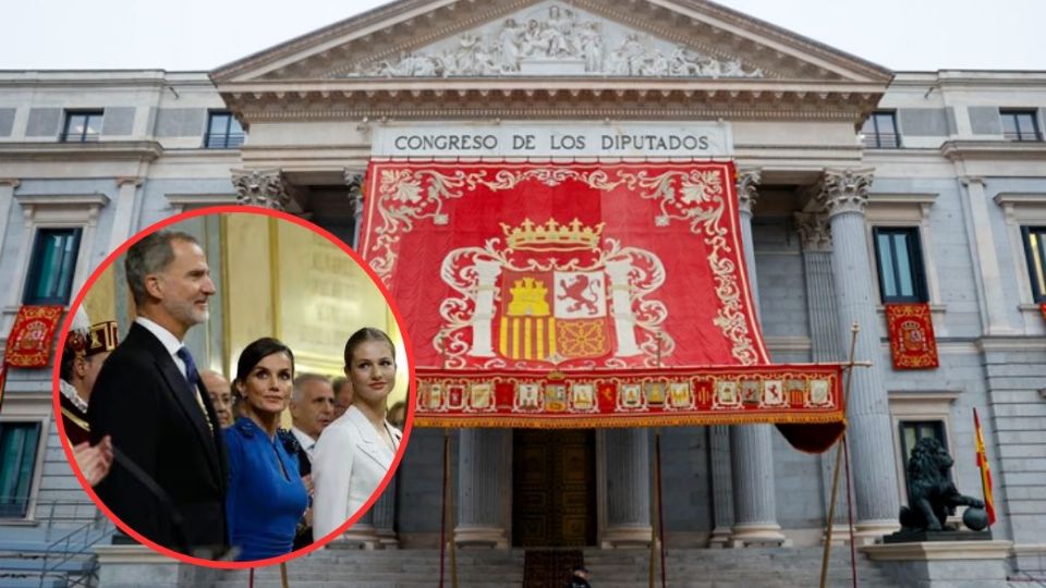 Felipe VI y la princesa Leonor vuelven al Congreso para inaugurar la XV Legislatura