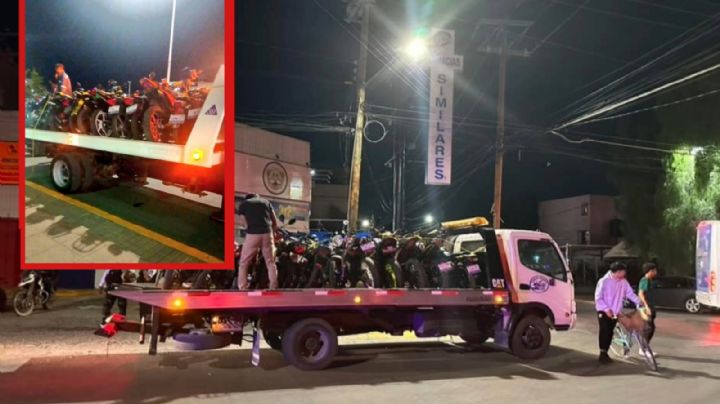 52 detenidos y 146 motos retiradas, saldo de “rodada del terror”
