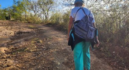 Elda: con 76 años, diario entrena en el Cerro del Fortín para ver a la virgen de Juquila