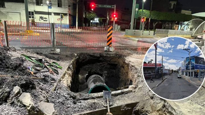 ¡Tome precauciones!, cierran calle Apolo totalmente por obras de SAPAL