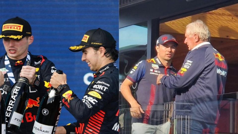 Helmut Marko considera que el obstáculo de Checo es ser compañero de Verstappen