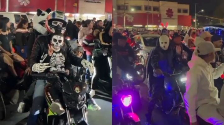 Rodada del Terror termina en “pesadilla”; motoneto ebrio choca y deja 4 lesionados