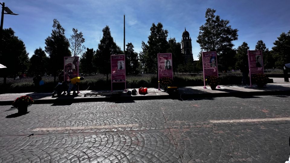 Recuerdo de mujeres víctimas de feminicidio en Edomex