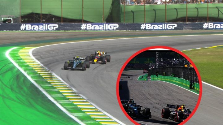 La batalla de Checo Pérez y Fernando Alonso por el tercer lugar; el mexicano superó a Hamilton